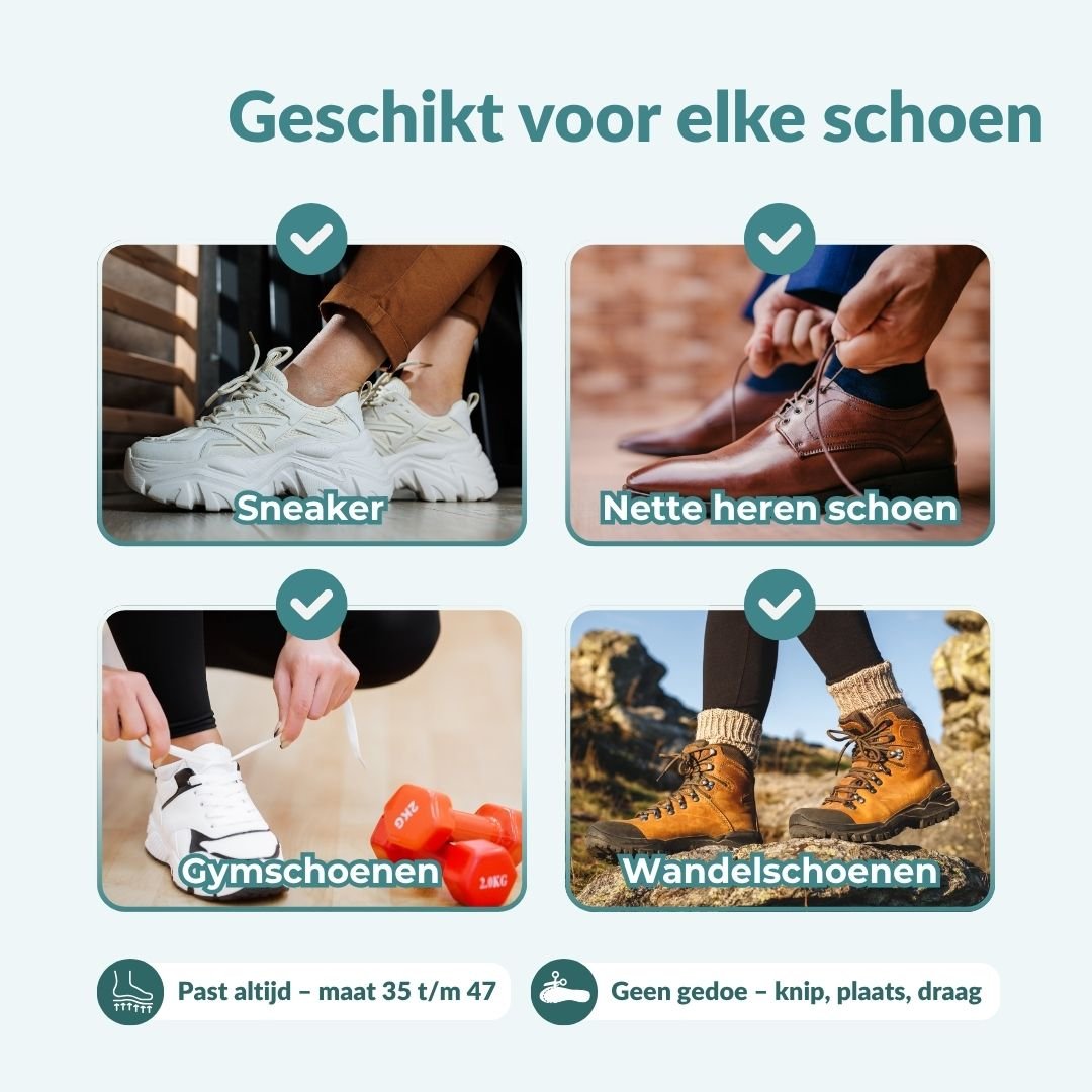 Serazool - Magnetische inlegzolen | 1 + 1 GRATIS